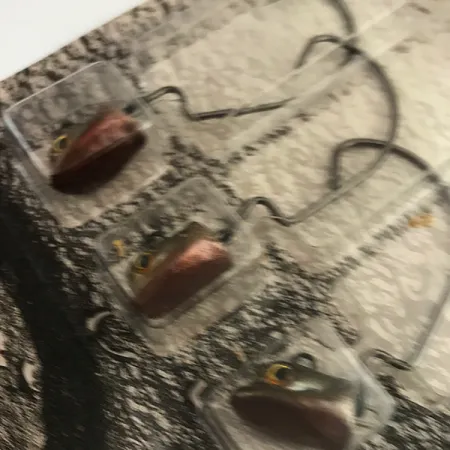 Other DUH!!! Head , zestaw offsetowych główek jigowych, czarny/zielony metalik, 14 g #5965