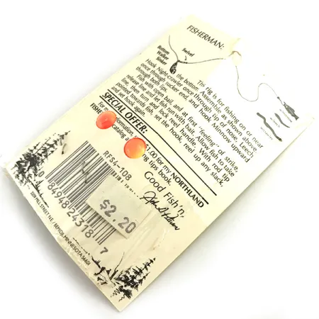 Northland Live Fishing Bait Roach Rig UV (świeci w ultrafiolecie), pomarańczowy/neonowy #5967