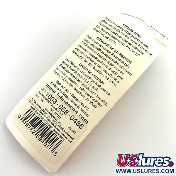 Luhr Jensen Krocodile DIE #4, , 19 g błystka wahadłowa #5969