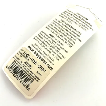 Luhr Jensen Krocodile DIE #3, biały perłowy/hologram biało-różowy, 14 g błystka wahadłowa #5970