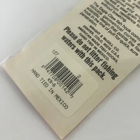 Other Eagle Claw Snelled Hooks 2 haczyki, zestaw 6 szt. #5973