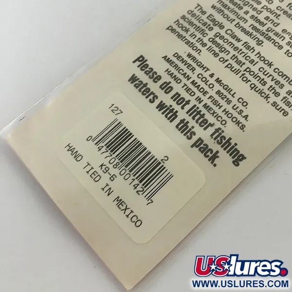 Other Eagle Claw Snelled Hooks 2 haczyki, zestaw 6 szt., ,  g  #5973