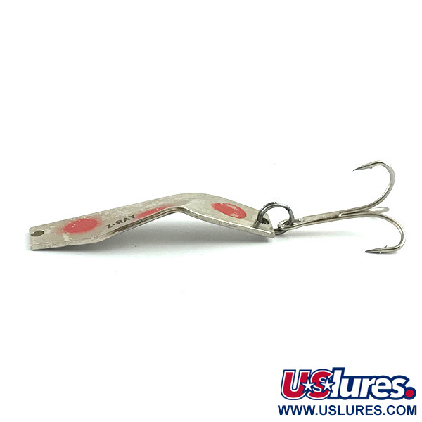 Z-RAY Lures Z-RAY, nikiel/czerwony, 7 g błystka wahadłowa #5976