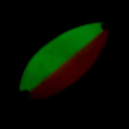 Seneca Little Cleo (Hula Girl, świeci w ciemności), biały/pomarańczowy/nikiel, 18 g błystka wahadłowa #5982