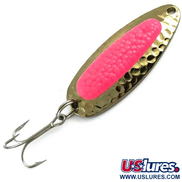  Blue Fox Pixee UV (świeci w ultrafiolecie), złoty/różowy, 14 g błystka wahadłowa #5983