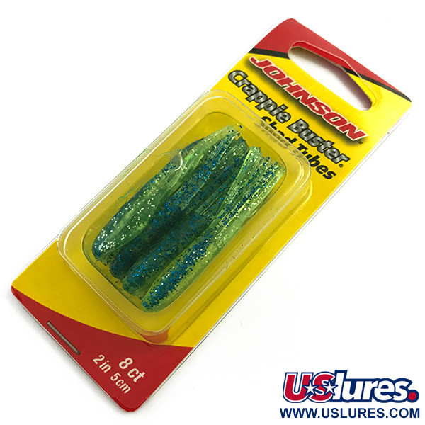 Johnson Crappie Buster Shad Tubes UV (świeci w ultrafiolecie), guma