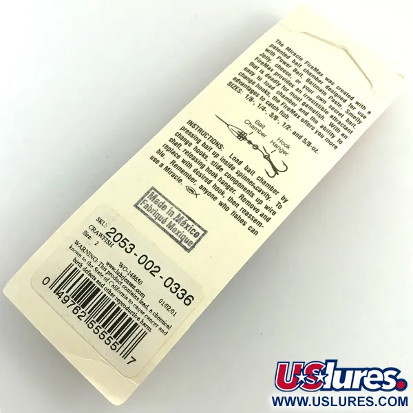  Luhr Jensen Fire Max Miracle 2 UV (świeci w ultrafiolecie), Krewetka, 7 g błystka obrotowa #6044