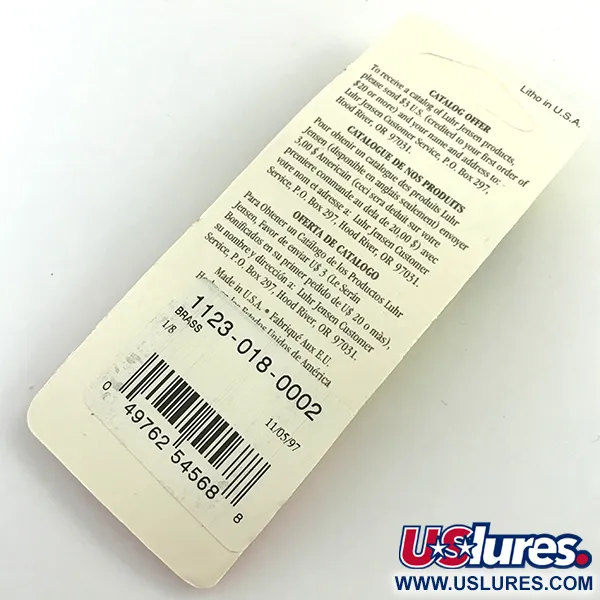 Luhr Jensen Lil' Kroc (Krocodile Stubby), złoto, 4,5 g błystka wahadłowa #9776