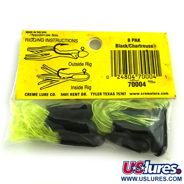 Creme Maxi Tail, guma, UV (świeci w ultrafiolecie), biały/czerwony #6051