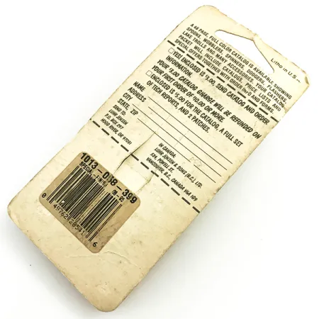 Krocodile Stubby Luhr Jensen, czerwony/nikiel, 18 g błystka wahadłowa #6053