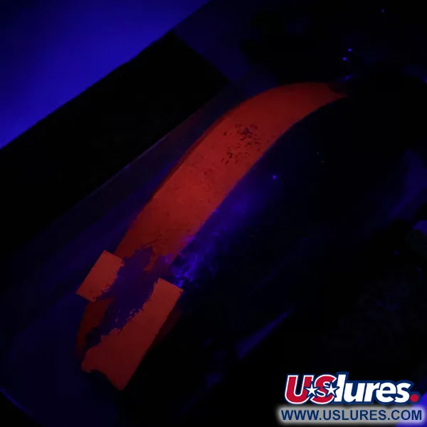  Krocodile Stubby Luhr Jensen, czerwony/nikiel, 18 g błystka wahadłowa #6053