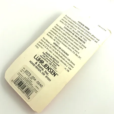 Luhr Jensen Tee Spoon, zielony/neonowo-żółty świeci w UV, 14 g błystka obrotowa #6069