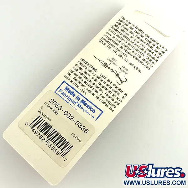  Luhr Jensen Fire Max Miracle 2 UV (świeci w ultrafiolecie), Pomarańczowy, 7 g błystka obrotowa #6078