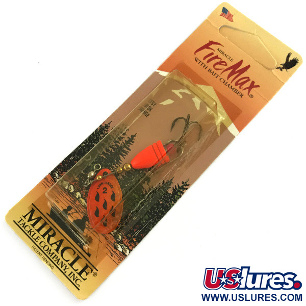  Luhr Jensen Fire Max Miracle 2, Pomarańczowy, 7 g błystka wahadłowa #6226