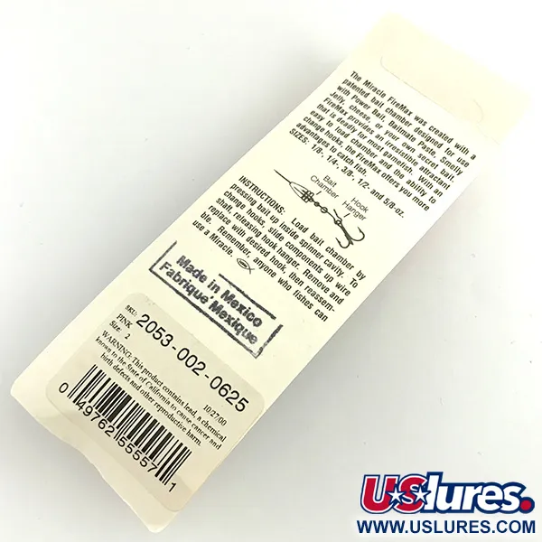  Luhr Jensen Fire Max Miracle 2, nikiel/różowy, 7 g błystka obrotowa #6253