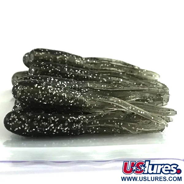 Creme Mini Tail, guma, czarny/srebrny brokat #6089