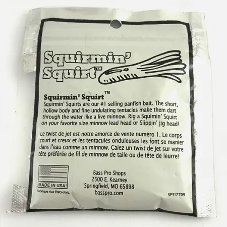 Bass Pro Shops, guma, (świeci w ciemności), biały Glow - świeci w ciemności #6094