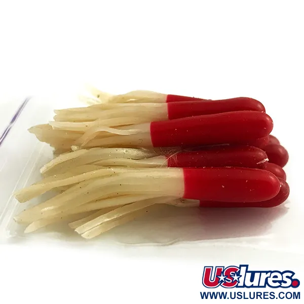 Creme Mini Tail, guma, czerwony/biały #12302