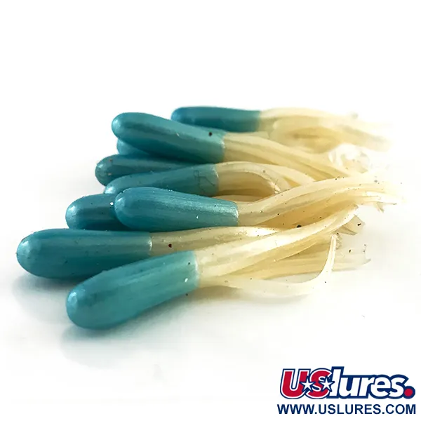 Creme Mini Tail, guma, biały perłowy/niebieski #6136