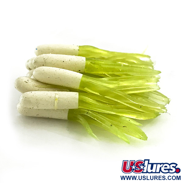 Creme Lure Co Creme Mini Tail, guma, 12 szt., UV (świeci w ultrafiolecie), żółty/biały/UV - świeci w świetle ultrafioletowym,  g  #13510