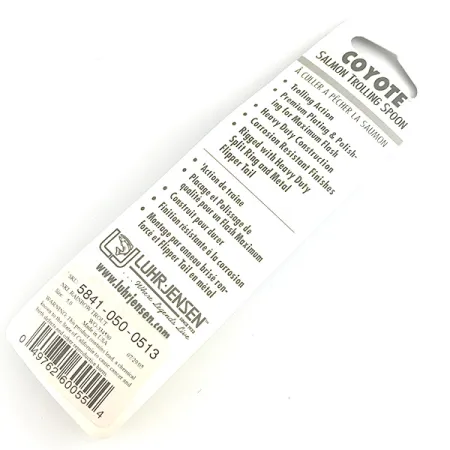 Luhr Jensen Coyote Spoon 5, tęcza, 17 g błystka wahadłowa #6153