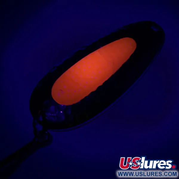  Blue Fox Pixee UV (świeci w ultrafiolecie), nikiel/pomarańczowy, 24 g błystka wahadłowa #6158
