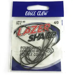 Offsetowy haczyk Eagle claw №4/0 do jigów