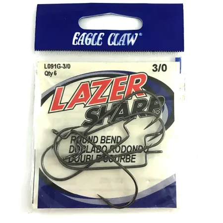 Offsetowy haczyk Eagle claw №3/0 do jigów