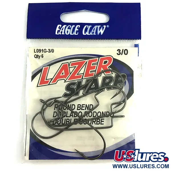 Offsetowy haczyk Eagle claw №3/0 do jigów