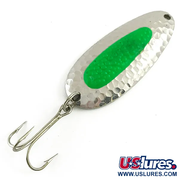  Blue Fox Pixee UV (świeci w ultrafiolecie), nikiel/zielony, 24 g błystka wahadłowa #6171