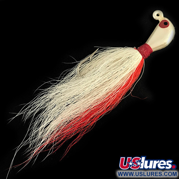 Northland tackle Northland Sting'r Bucktail Jig, biały/czerwony, 14 g  #6177