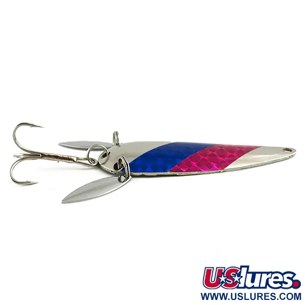  Marathon ze skrzydełkami, nikiel/czerwony/niebieski, 17 g błystka wahadłowa #6188