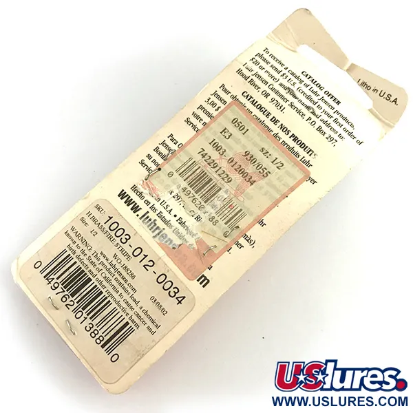 Luhr Jensen Krocodile DIE #4, nikiel, 14 g błystka wahadłowa #6194