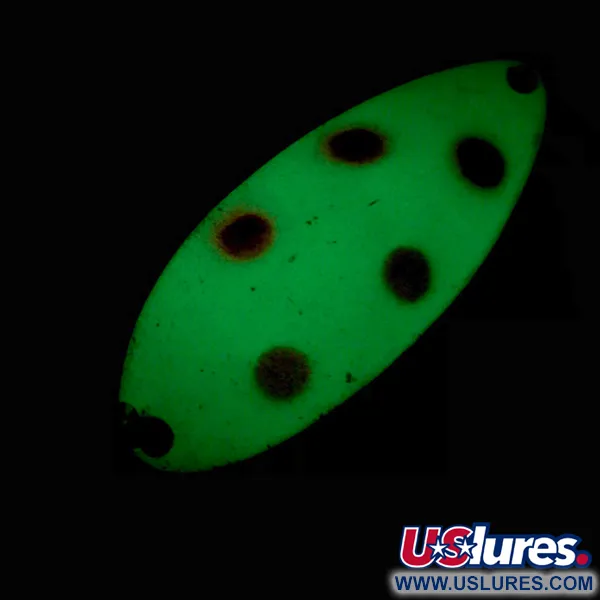 Seneca Little Cleo (Hula Girl, świeci w ciemności), biały/czerwony/nikiel, 14 g błystka wahadłowa #6204