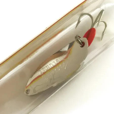 Luhr Jensen Krocodile Stubby, młotkowany nikiel, 18 g błystka wahadłowa #6221