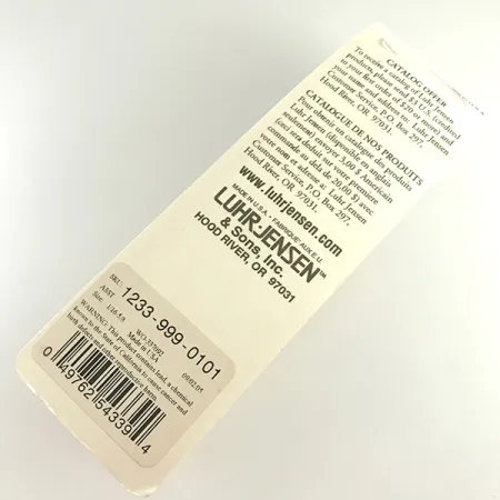 Luhr Jensen Krocodile Stubby, młotkowany nikiel, 18 g błystka wahadłowa #6221