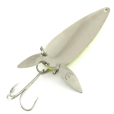 Marathon ze skrzydełkami, żółty/nikiel UV - świeci w ultrafiolecie, 17 g błystka wahadłowa #6260