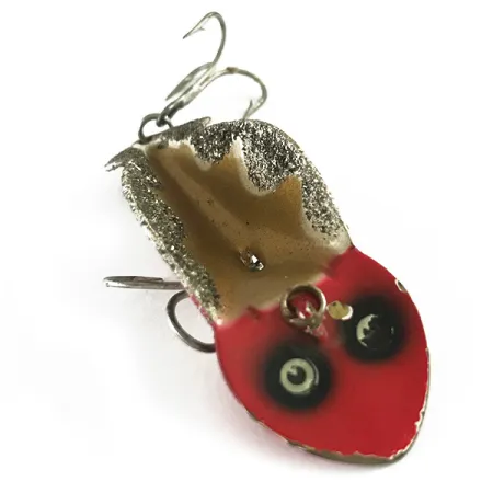 Buck Perry Spoonplug, czerwony/złoty/brokatowy srebrny, 10 g błystka wahadłowa #6263