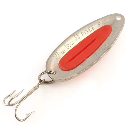 Blue Fox Pixee UV (świeci w ultrafiolecie), nikiel/pomarańczowy, 14 g błystka wahadłowa #16114