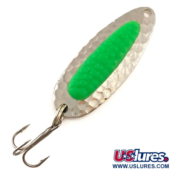  Blue Fox Pixee UV (świeci w ultrafiolecie), nikiel/zielony, 7 g błystka wahadłowa #6271