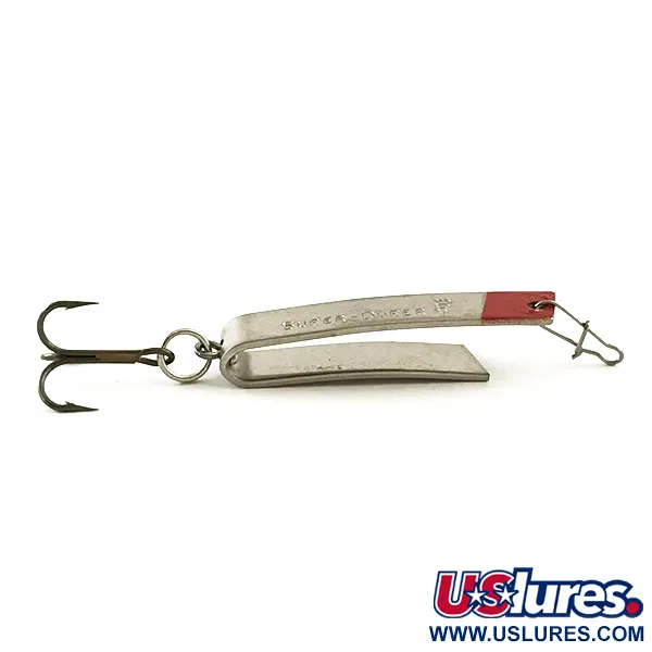 South Bend Super Duper 503, nikiel/czerwony, 4,3 g błystka wahadłowa #6280