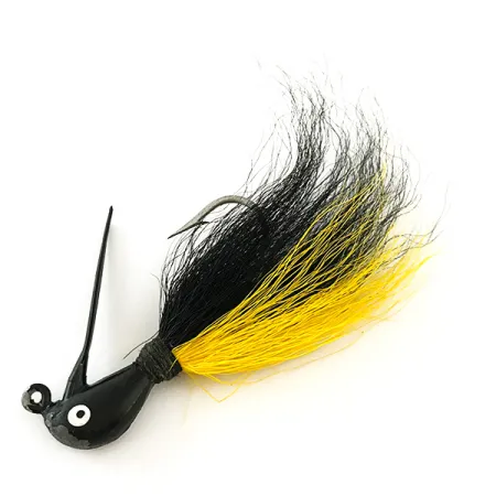 Northland Sting'r Bucktail Jig, czarno żółty, 12 g #6290