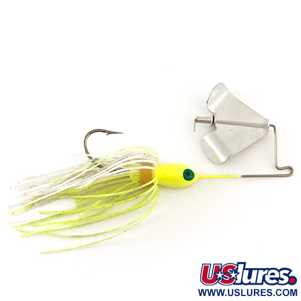 Bass Pro Shops Strike King Mini Pro-Buzz, nikiel/neon zielony, 10 g  #6302