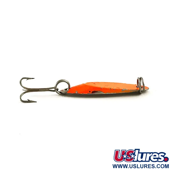 Acme Kastmaster UV (świeci w ultrafiolecie), pomarańczowy/nikiel, 3,5 g błystka wahadłowa #6315