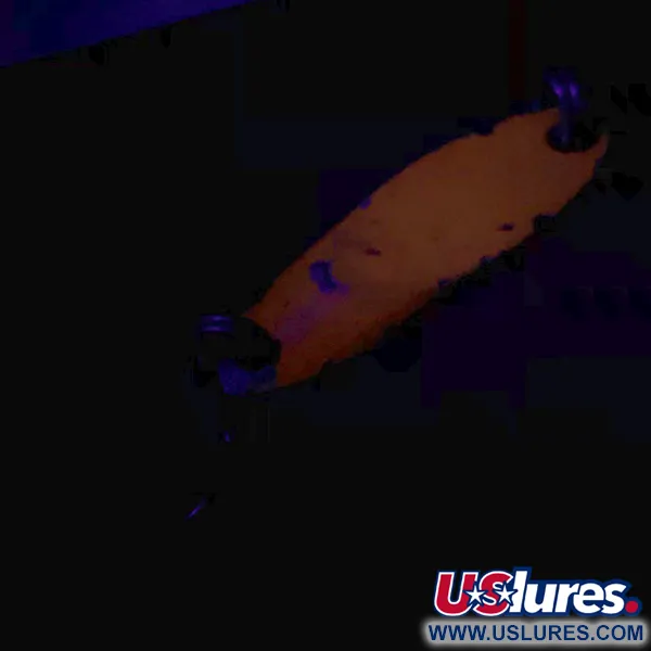 Acme Kastmaster UV (świeci w ultrafiolecie), pomarańczowy/nikiel, 3,5 g błystka wahadłowa #6315