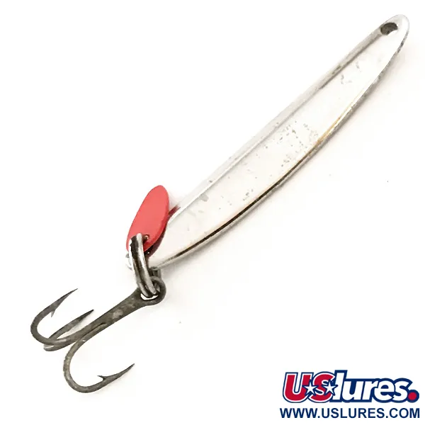  Bay de Noc Swedish Pimple, nikiel/czerwony, 5,5 g błystka wahadłowa #6357