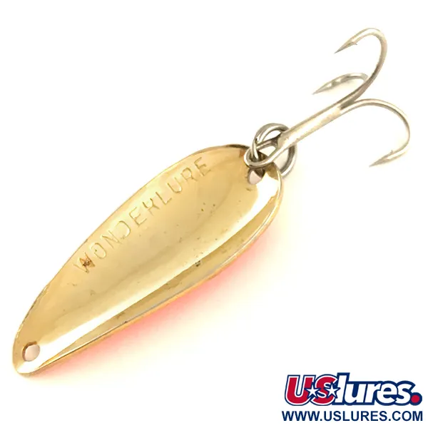 Wonder Fishing Wonderlure, młotkowany złoty/pomarańczowy, 7 g błystka wahadłowa #6397