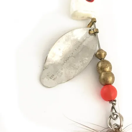 Mepps Lusox 1, nikiel/czerwony, 10 g błystka obrotowa #6403