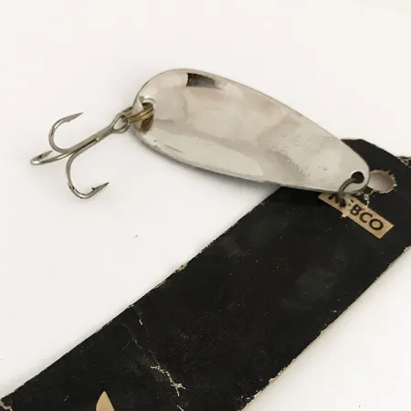 Nebco FlashBait 266, biały/czarny/nikiel, 10 g błystka wahadłowa #6421