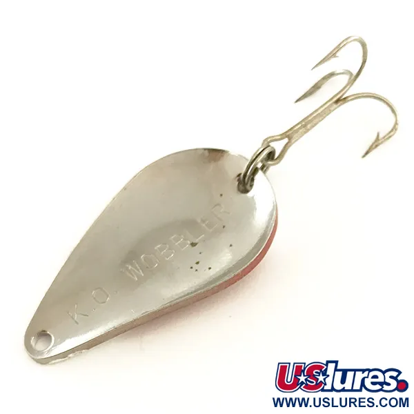 Acme K.O. Wobbler, czerwony/biały/nikiel, 14 g błystka wahadłowa #6425